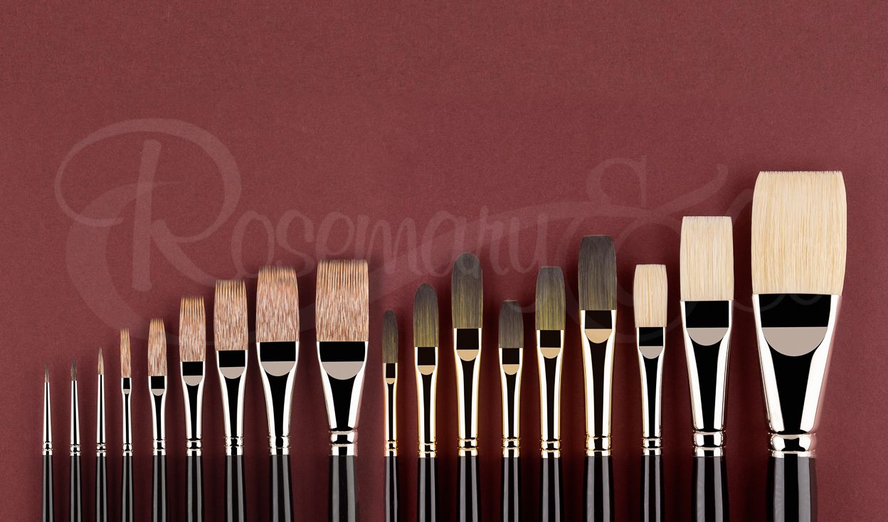 thumbnail image 2 of Rosemary & Co Botanical Brush Set – 7 Kolinsky Sable Brushes For Detail Painting, Perfect For Artists 2 of 6