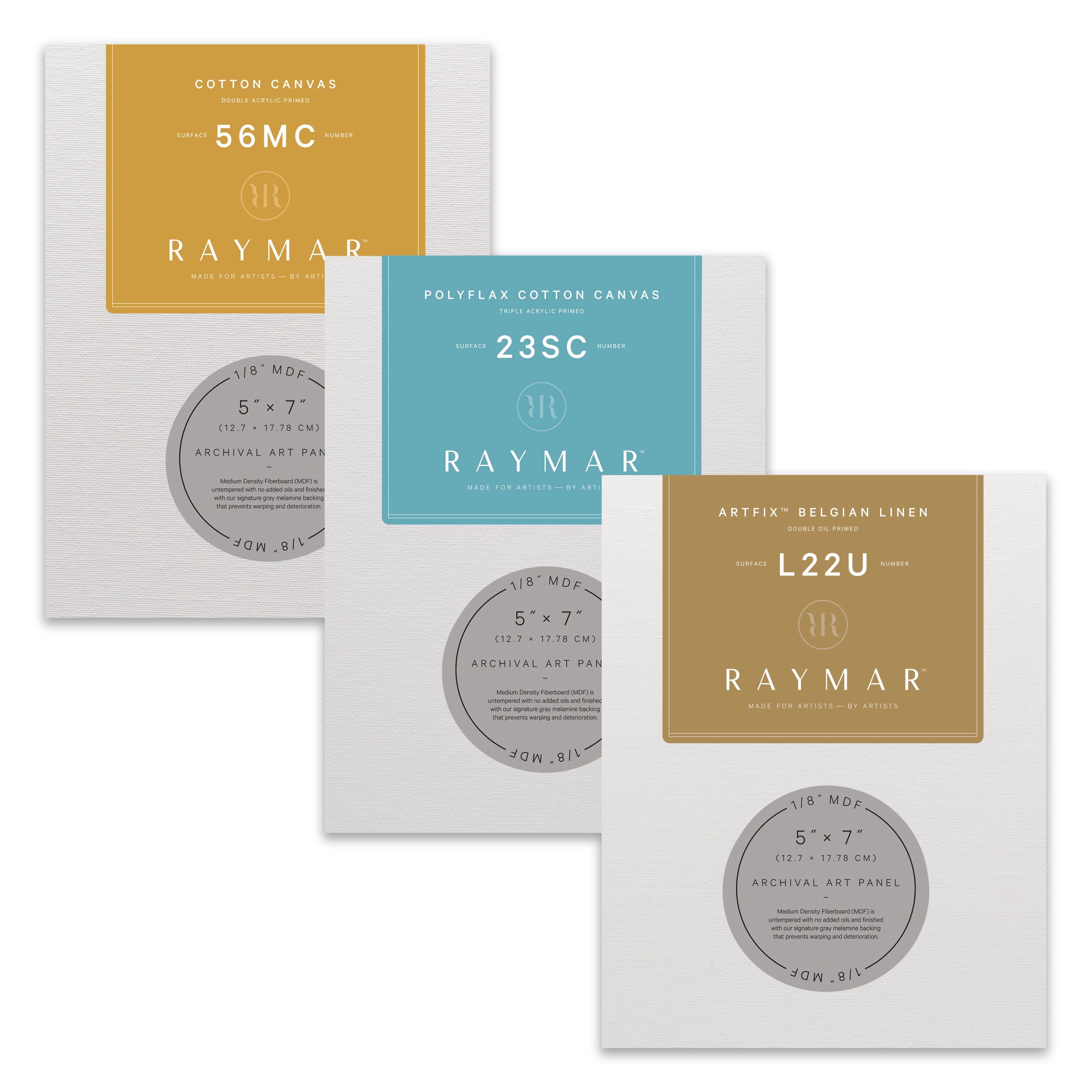 RAYMAR Panels Sample Set "All About Acrylics" [5x7]