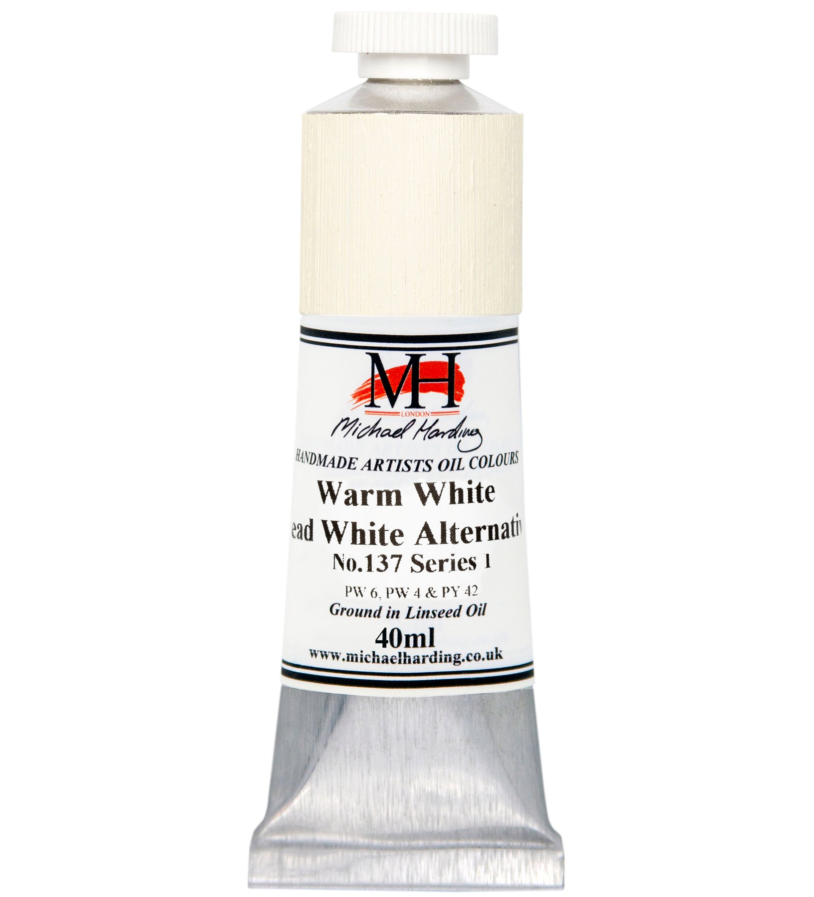 Michael Harding Oil Paint - Warm White - 40ml Tube – RAYMAR